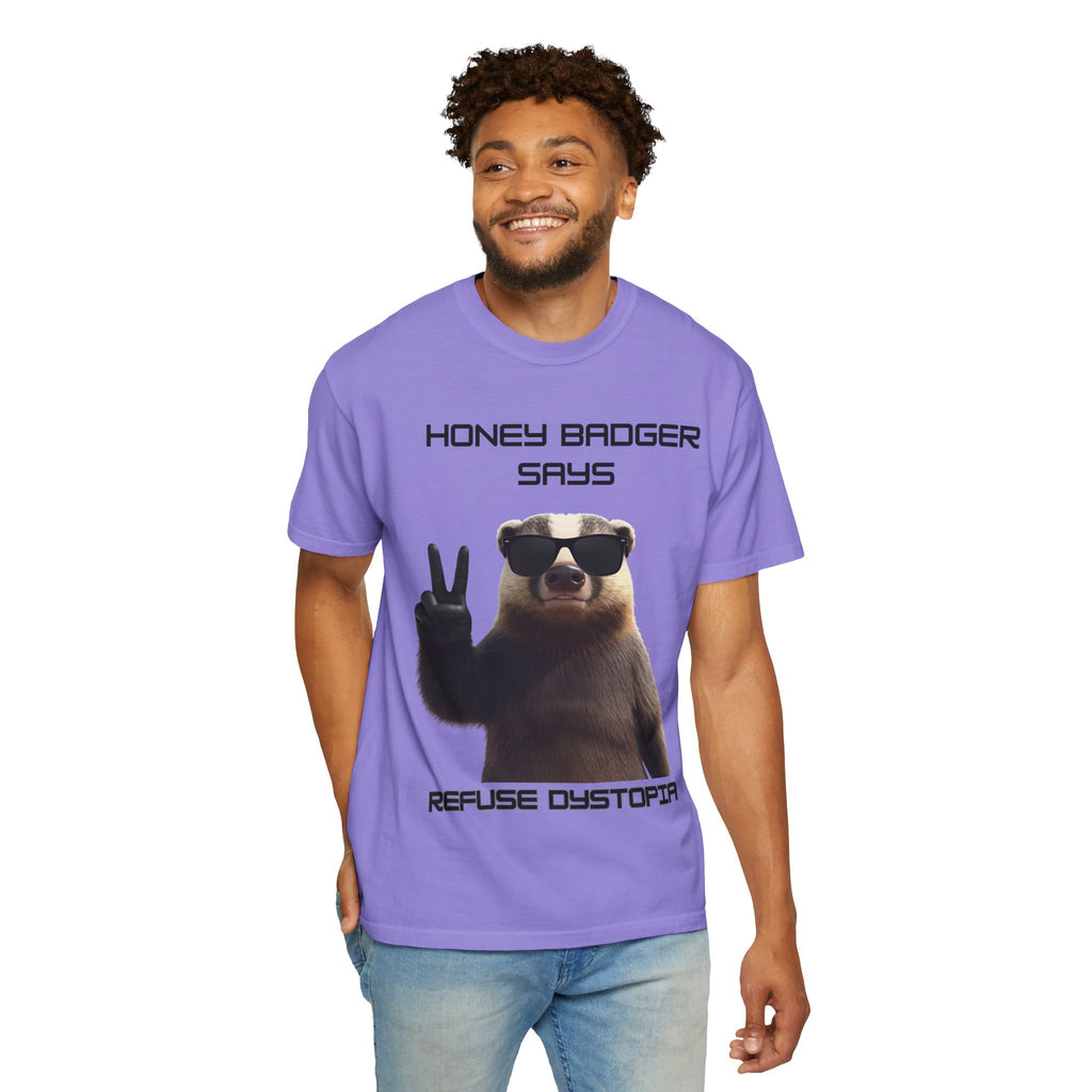 Honey Badger Refuse Dystopia T-Shirt
