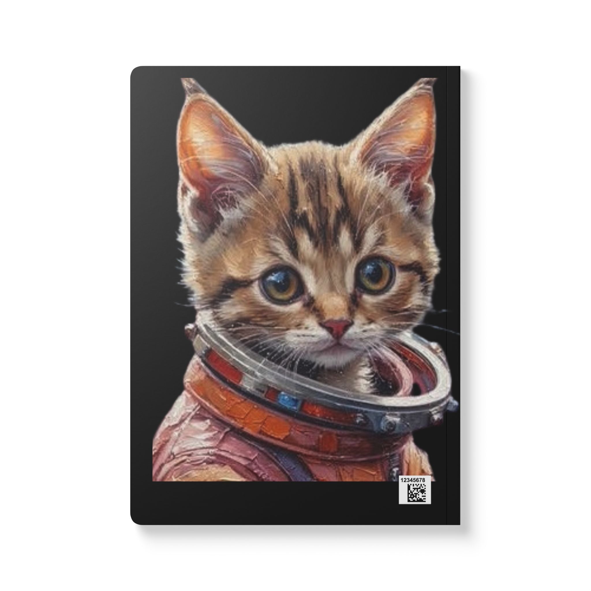 Astronaut Cat Hardcover Journal