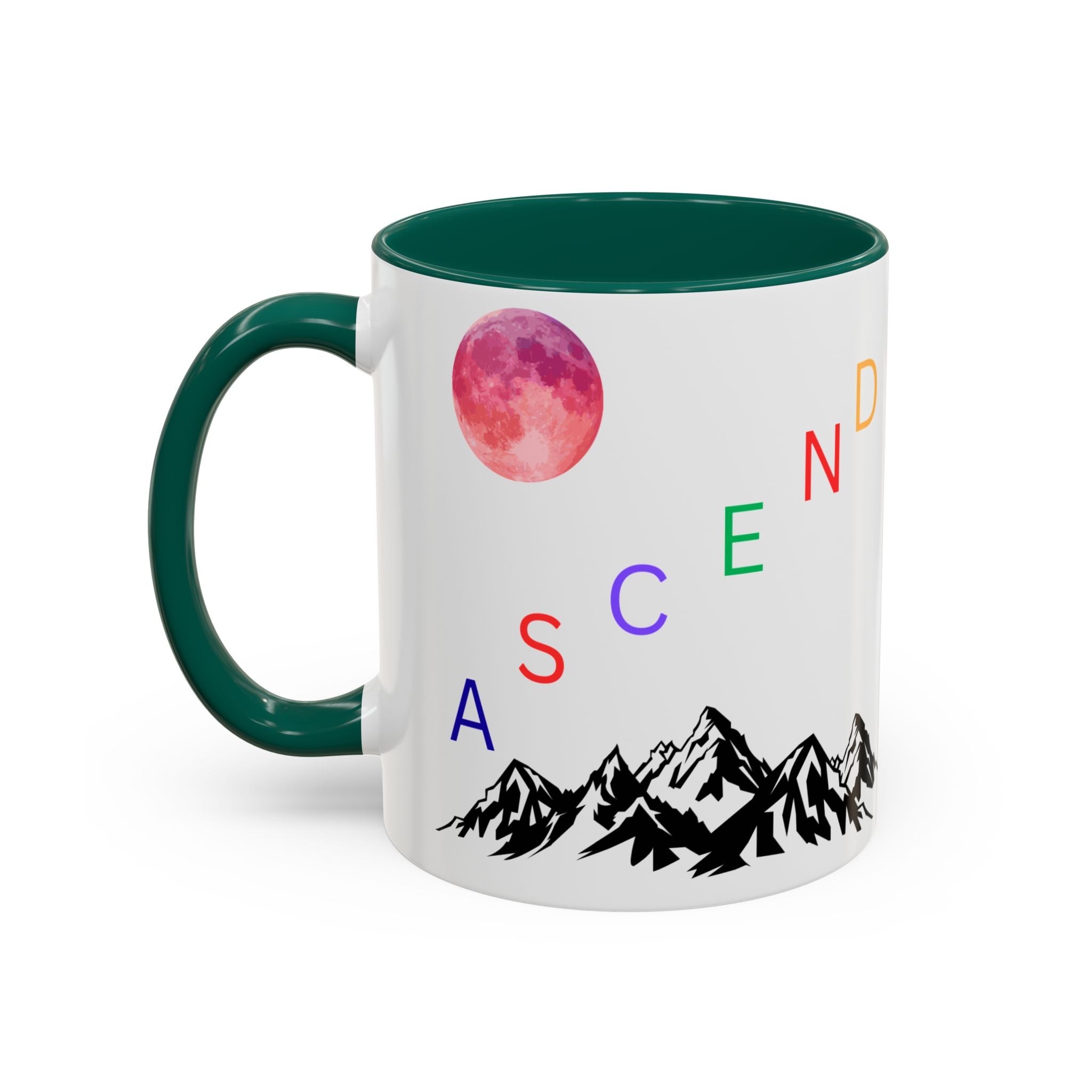 Ascend the Mountain Moon Ceramic Mug