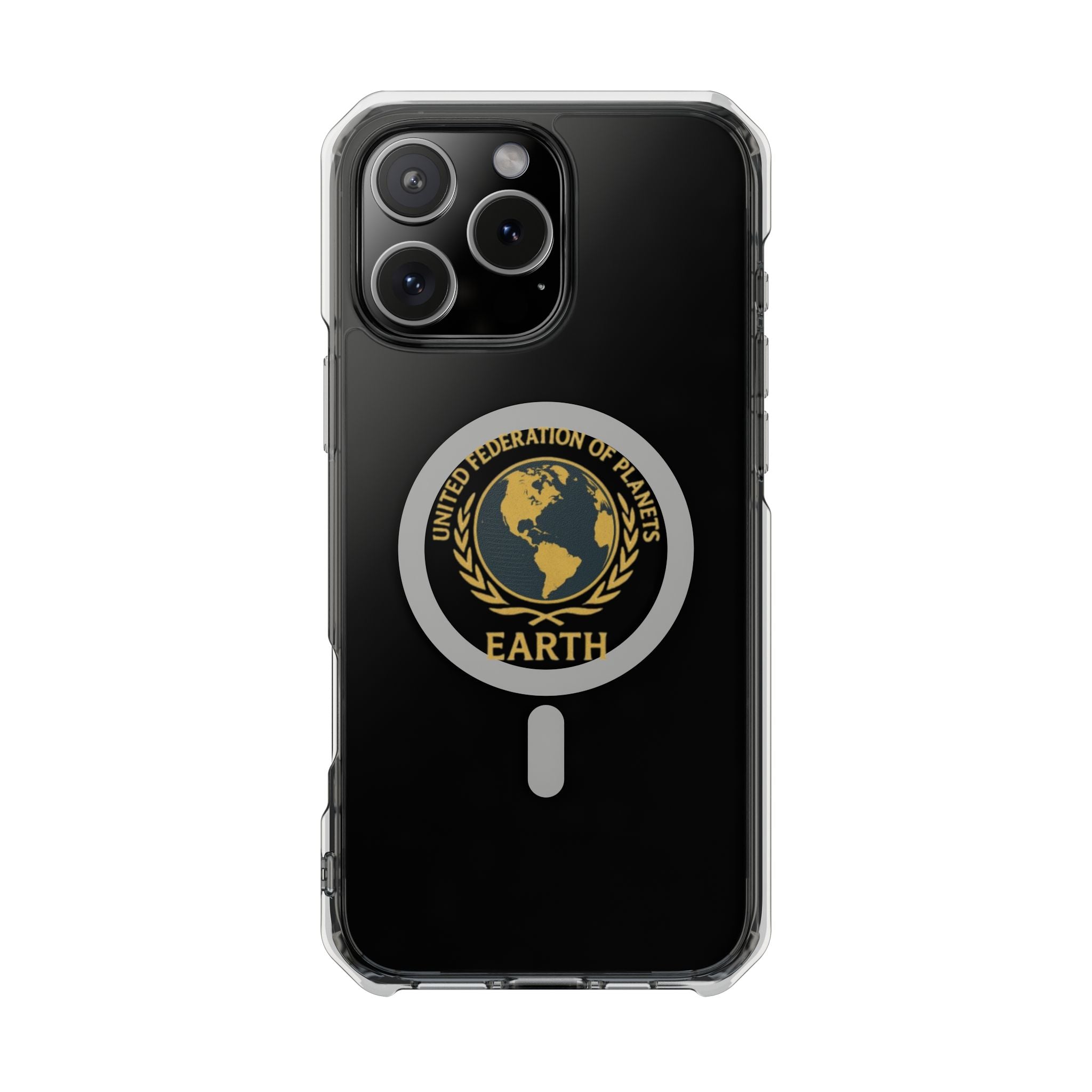 United Federation of Planets Earth Logo Magnetic Clear Case | Phone Case