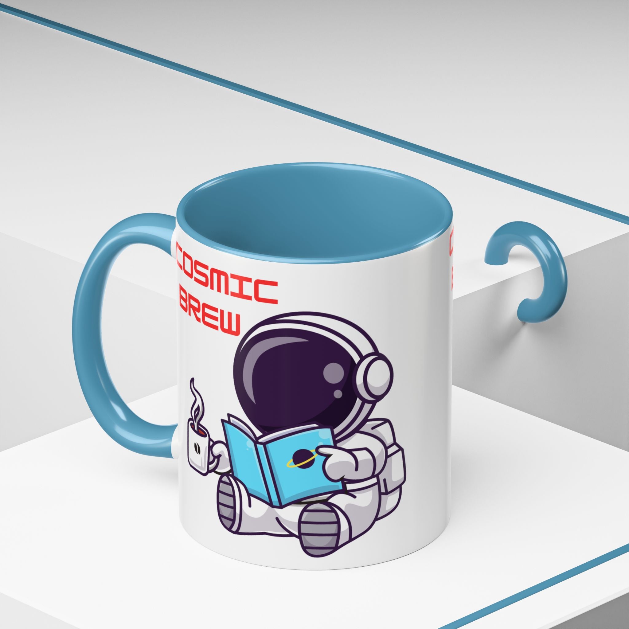 Cosmic Brew Astronaut Coffee Mug | Accent Ceramic Mug