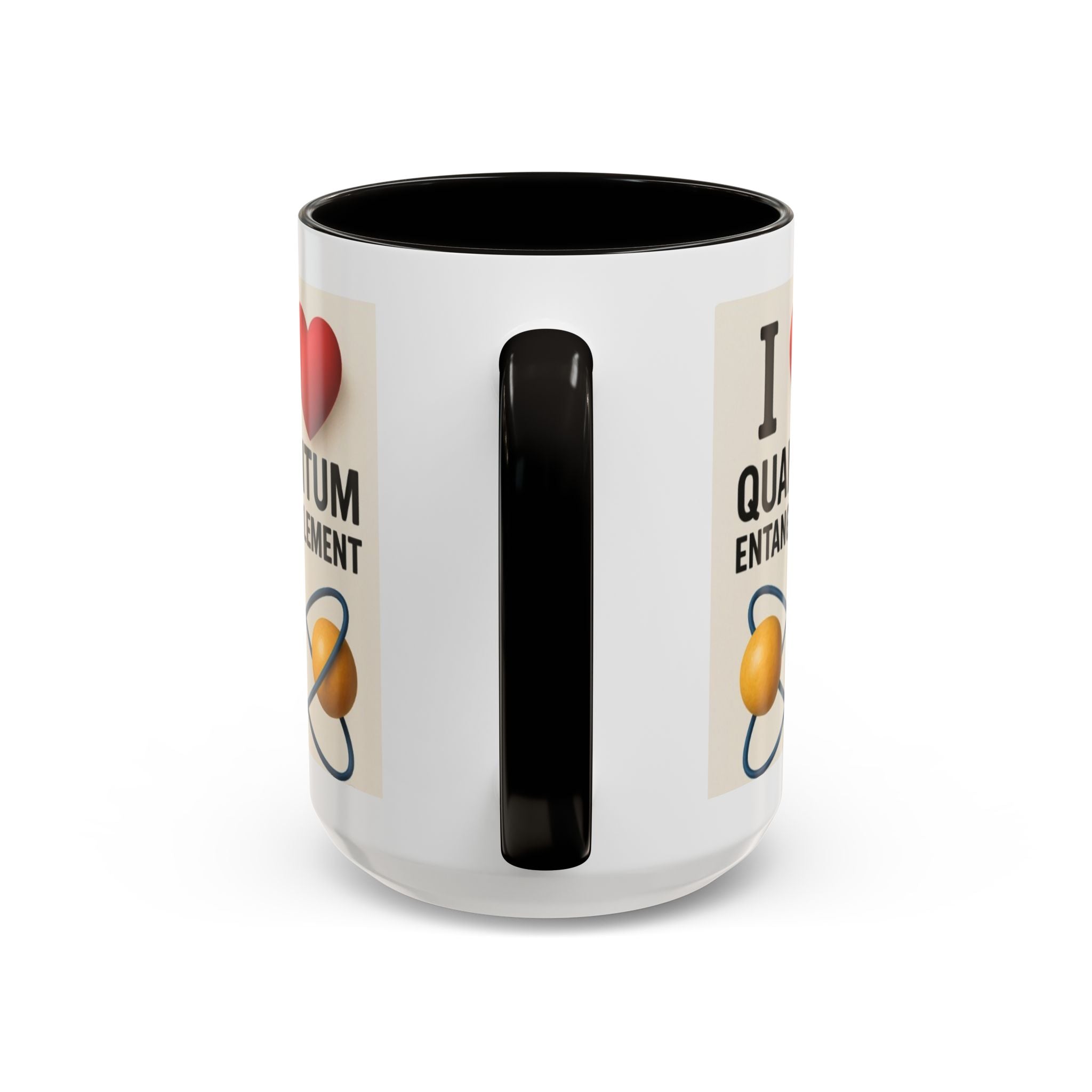 I Love Quantum Entanglement Mug – Science Nerd Coffee Mug