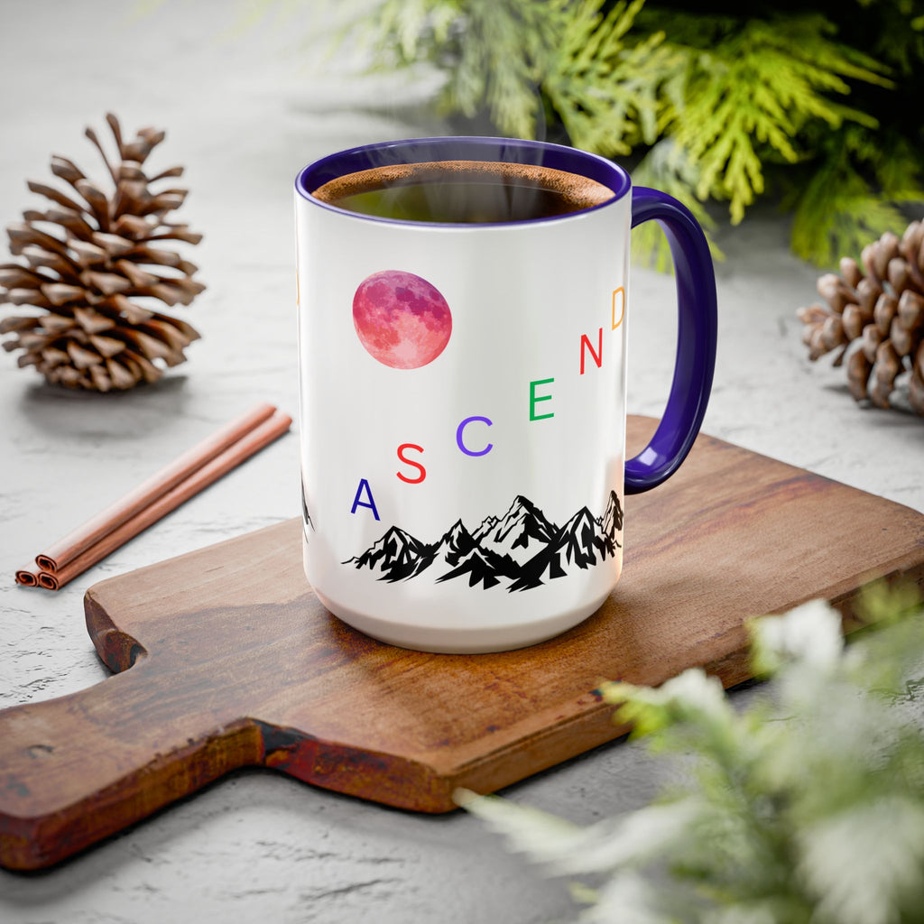Ascend the Mountain Moon Ceramic Mug