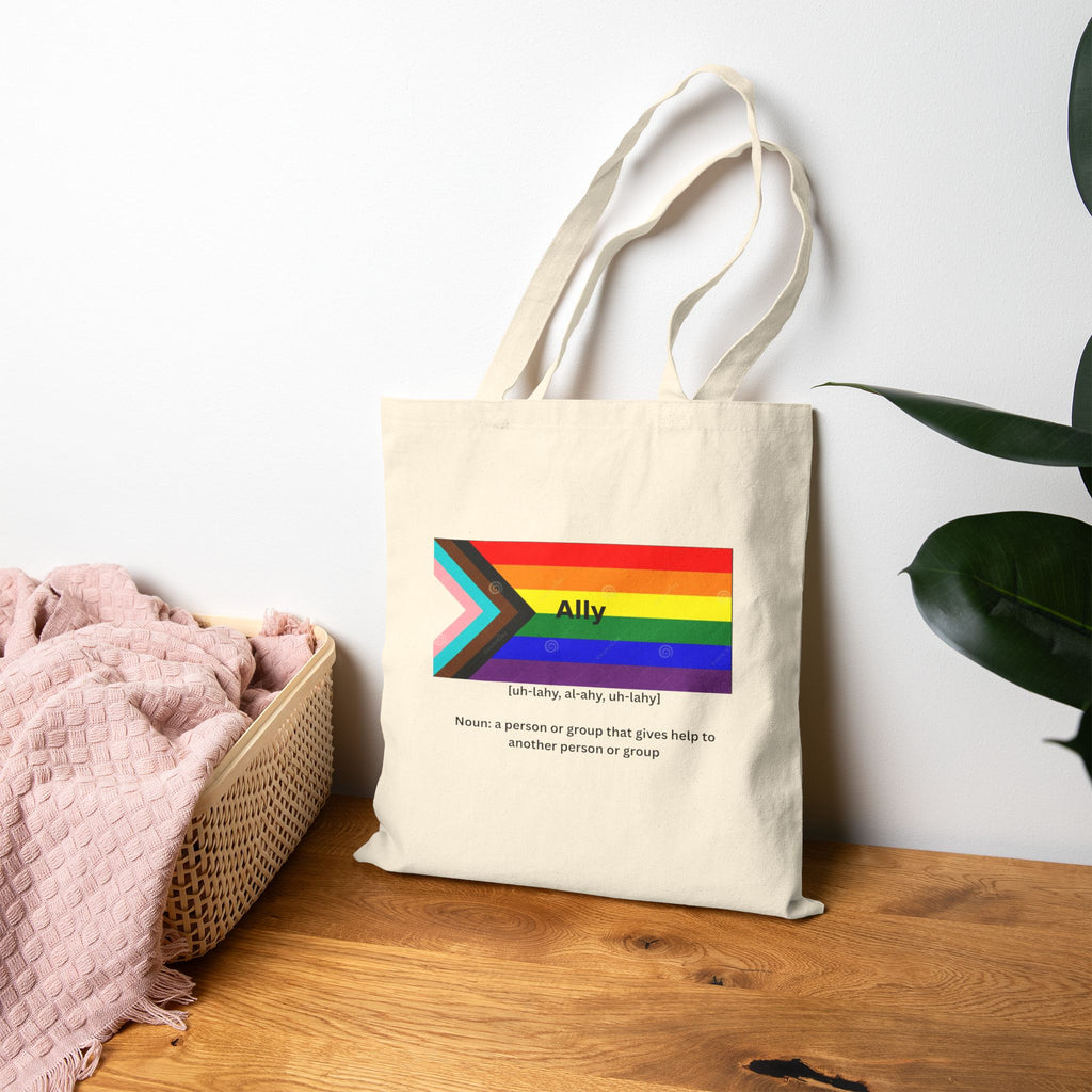 Ally Pride Cotton Canvas Tote Bag