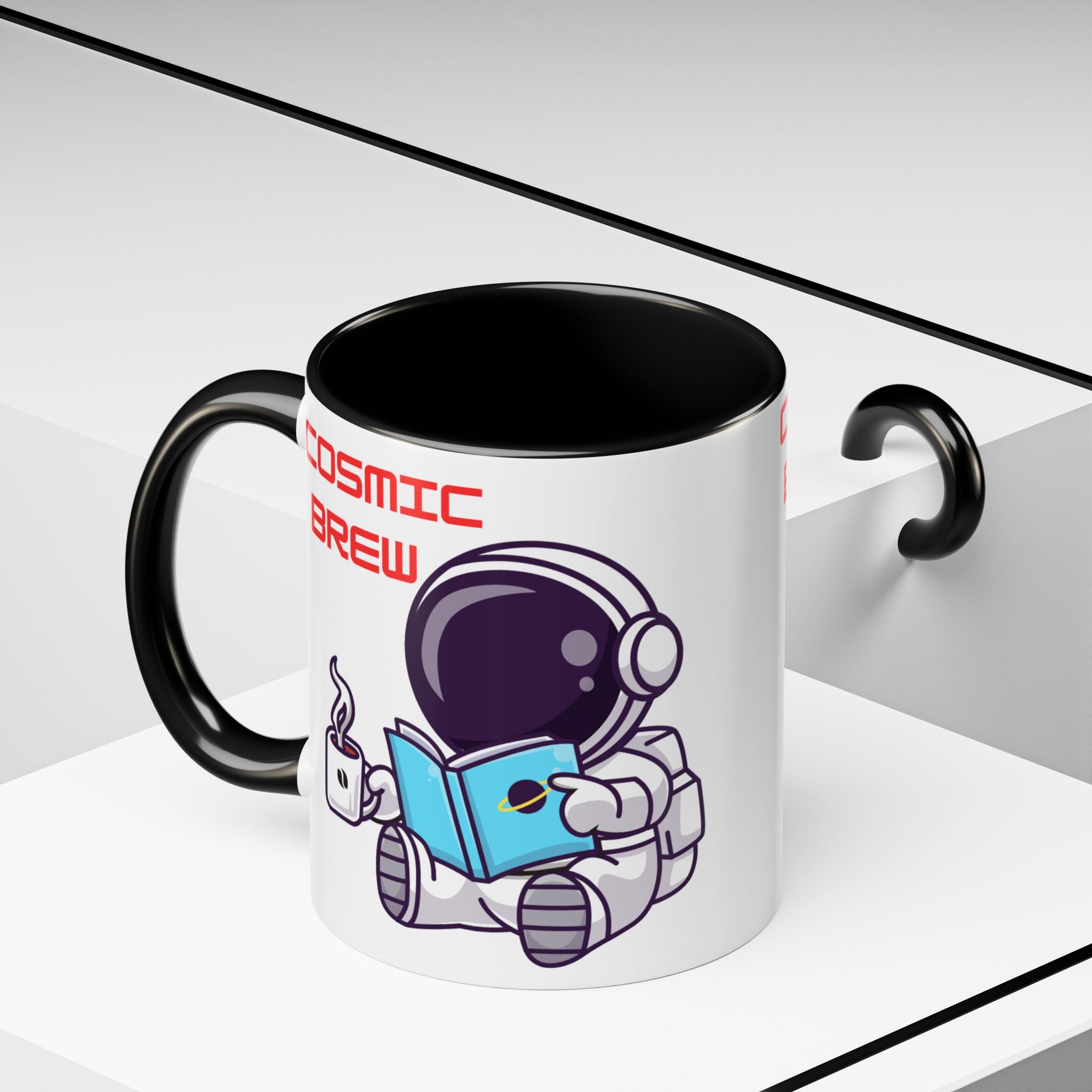 Cosmic Brew Astronaut Coffee Mug | Accent Ceramic Mug