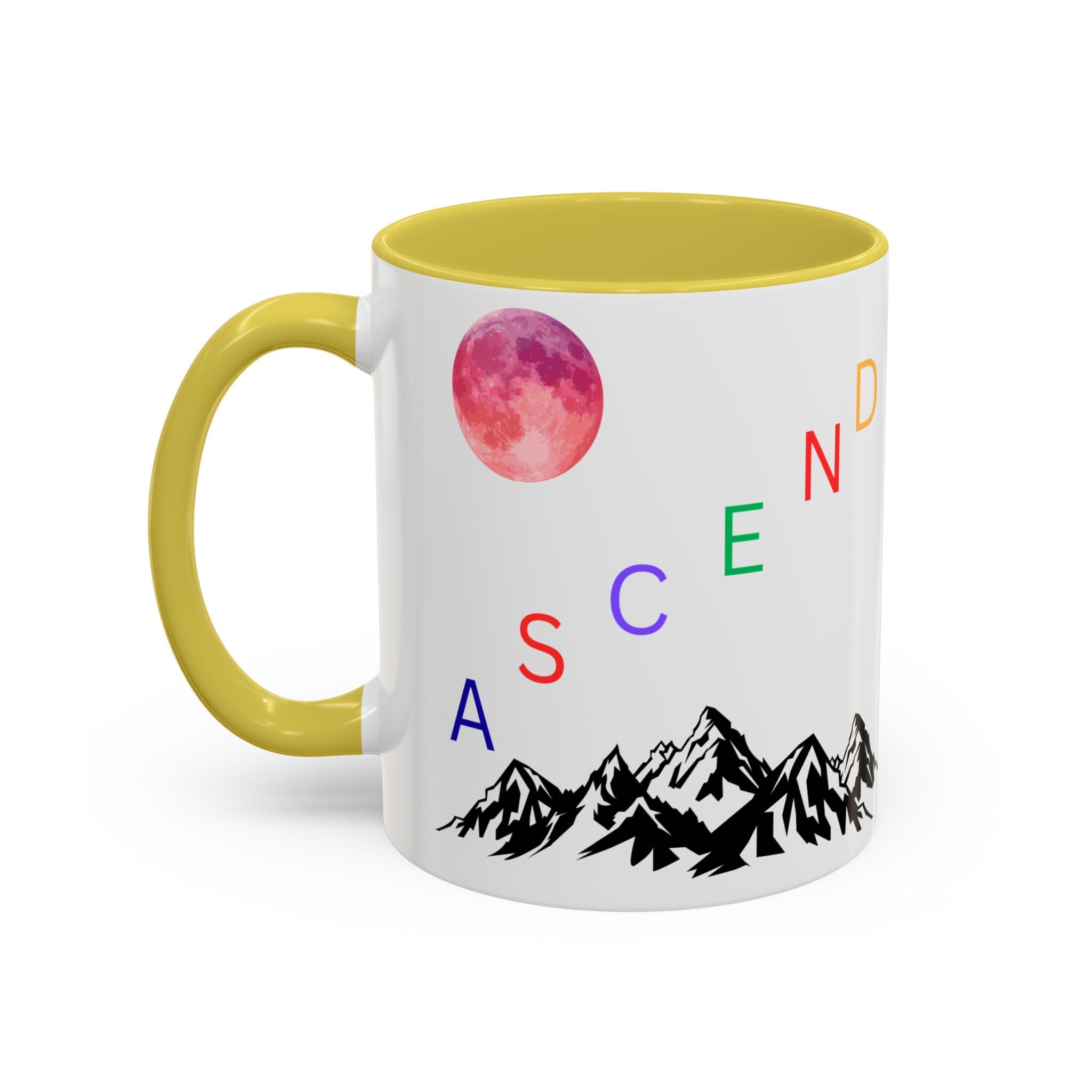 Ascend the Mountain Moon Ceramic Mug