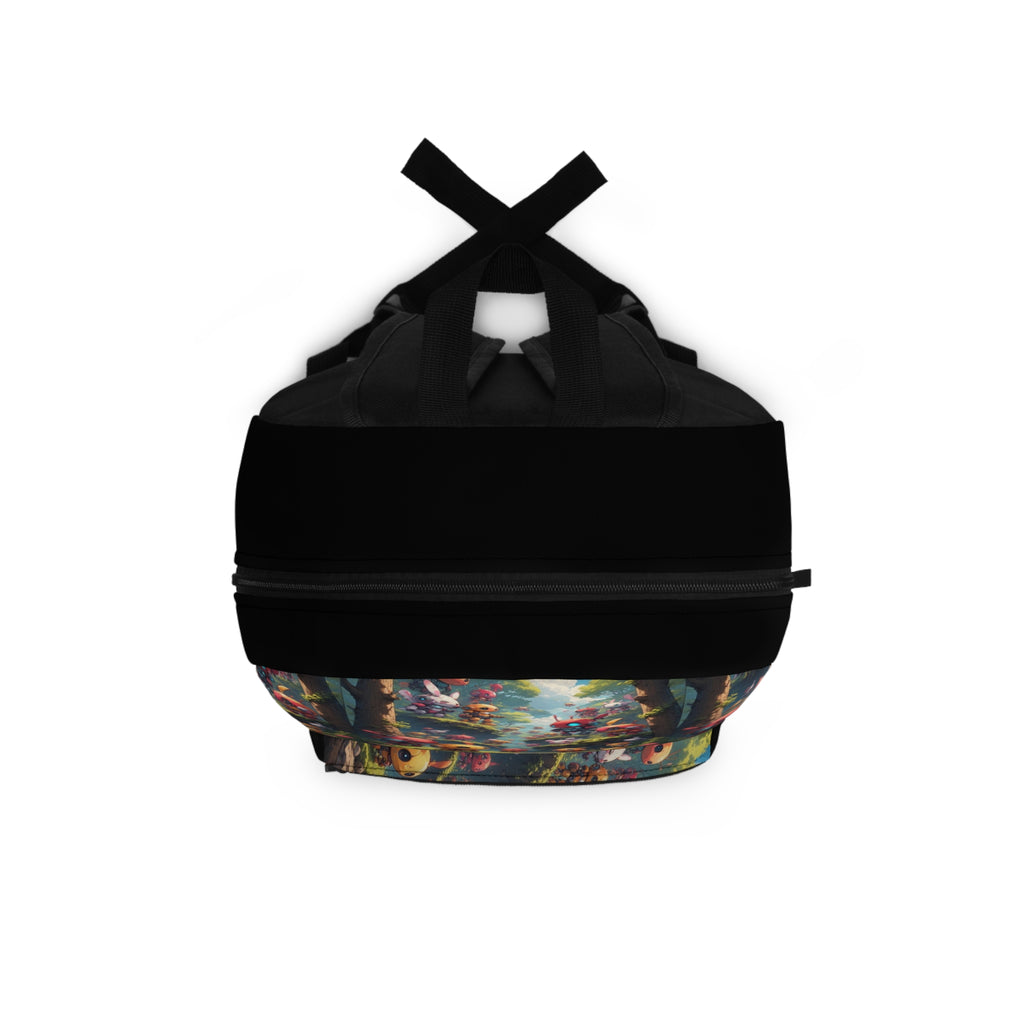 Happy Robot Backpack | Cute Woodland Scene