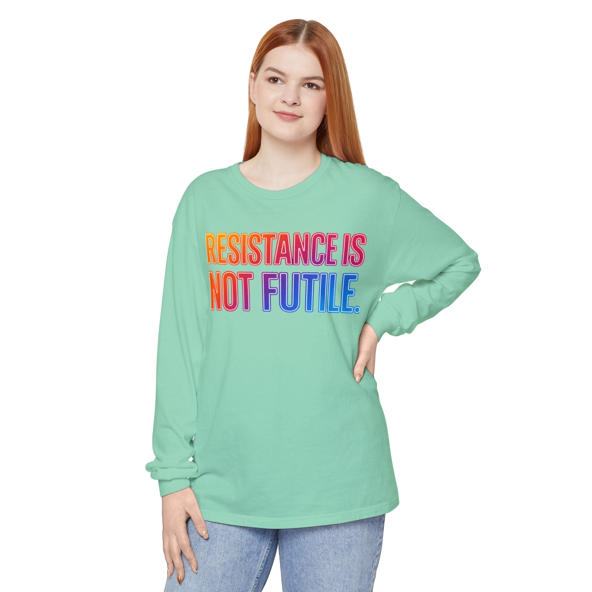 Resistance Is Not Futile Long Sleeve  Rally for Freedom Tee