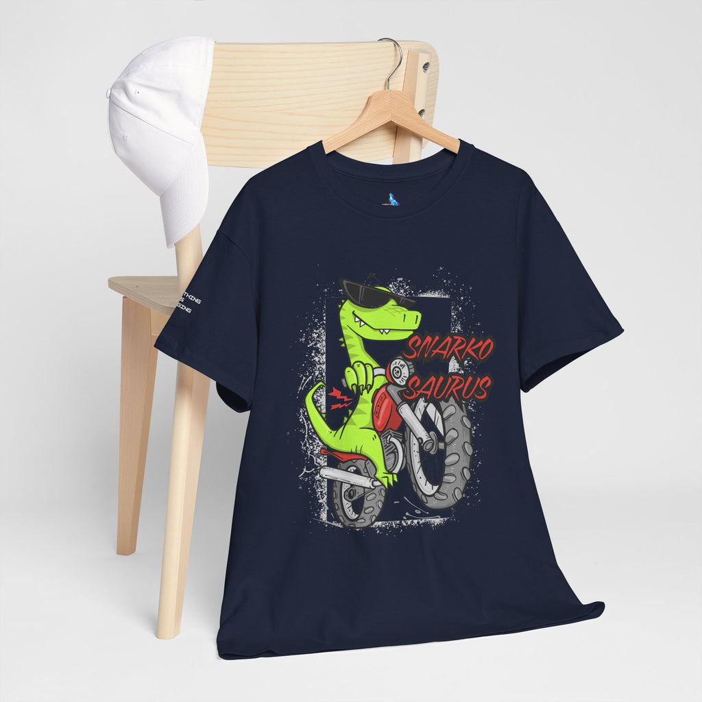 Snarkosaurus Cool Graphic Tee for Dinosaur Lovers | Unisex Heavy Cotton Tee