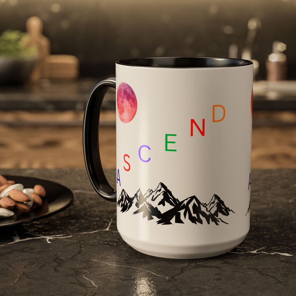 Ascend the Mountain Moon Ceramic Mug