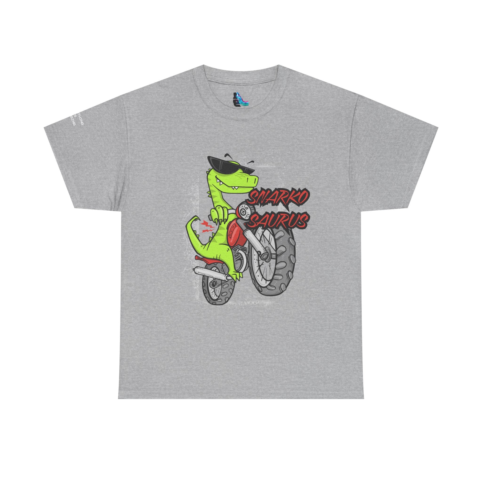 Snarkosaurus Cool Graphic Tee for Dinosaur Lovers | Unisex Heavy Cotton Tee