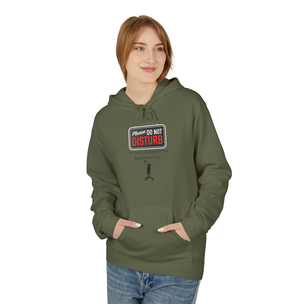 Do Not Disturb I'm Busy Maladaptive Daydreaming fleece hoodie, Gift for Friends, Cozy Loungewear, Unisex Fashion, Everyday Comfort
