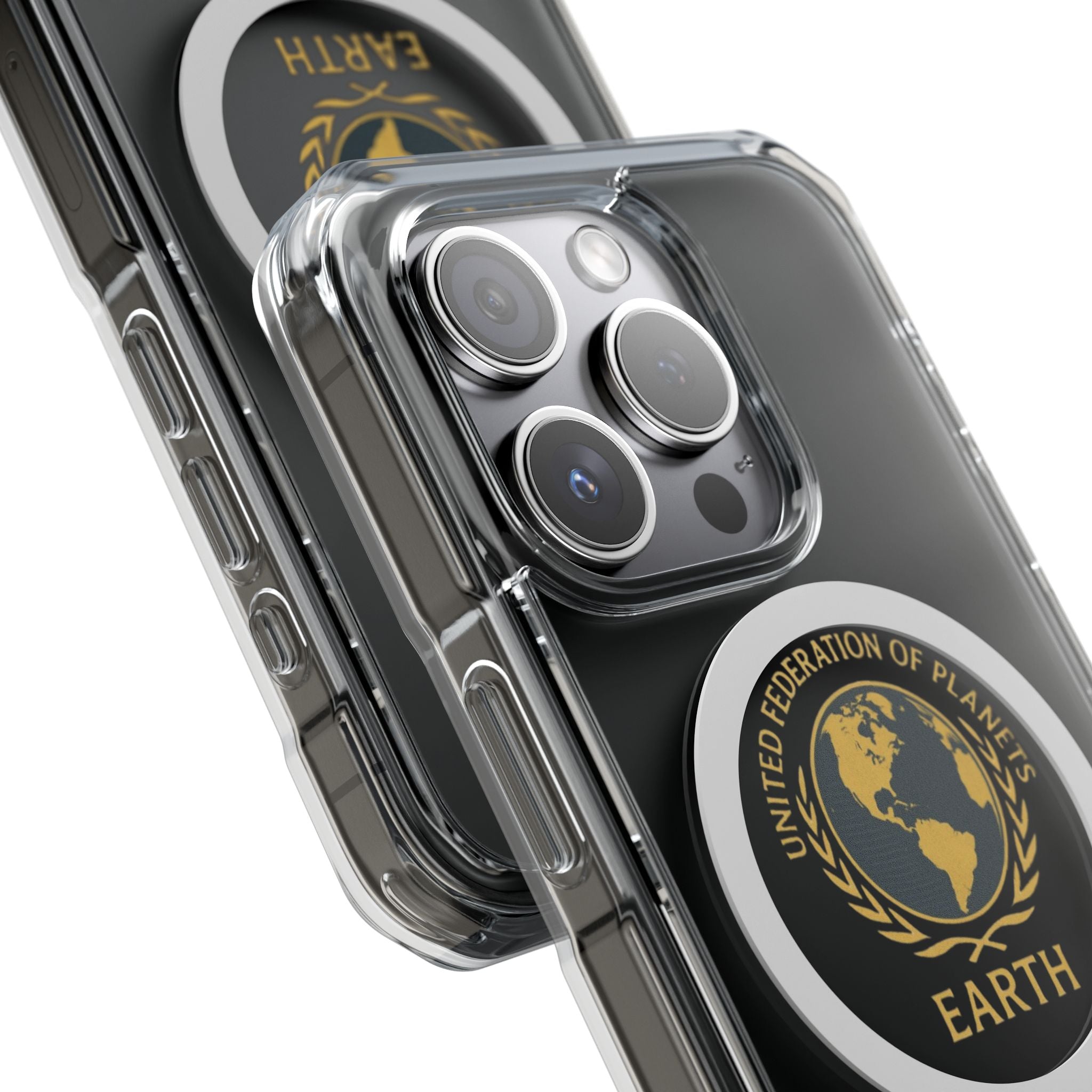 United Federation of Planets Earth Logo Magnetic Clear Case | Phone Case