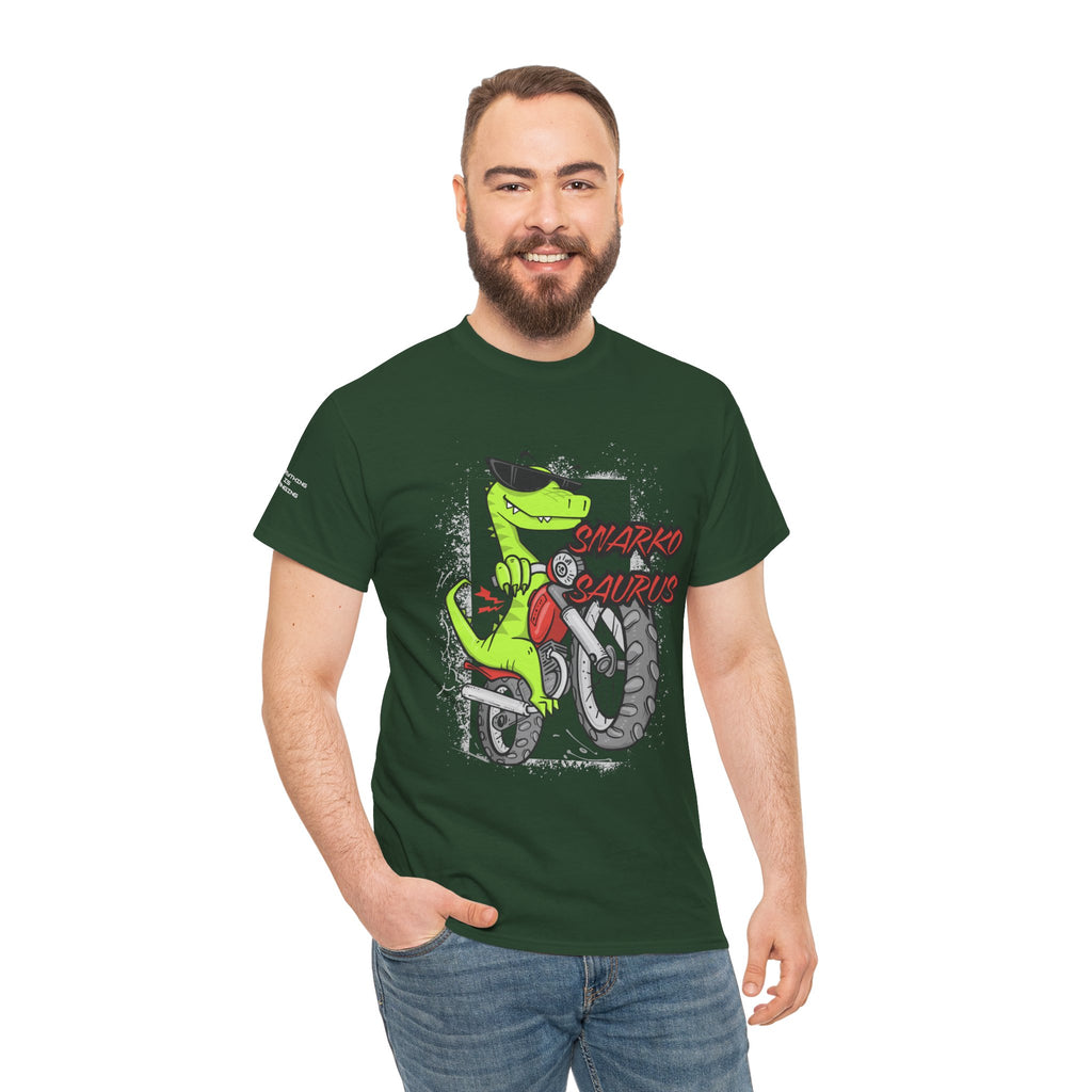 Snarkosaurus Cool Graphic Tee for Dinosaur Lovers | Unisex Heavy Cotton Tee