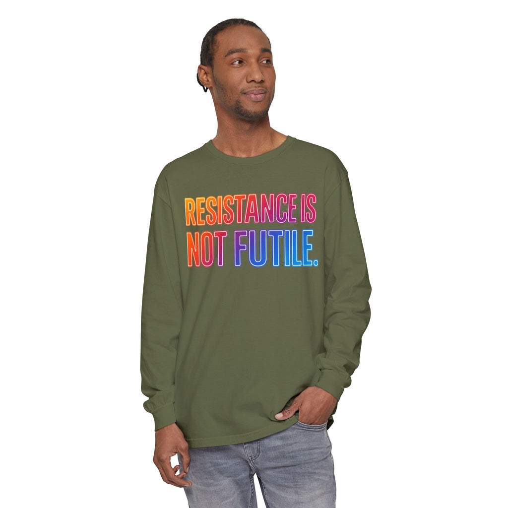 Resistance Is Not Futile Long Sleeve  Rally for Freedom Tee
