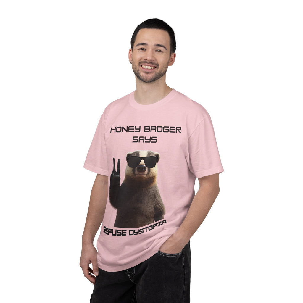 Honey Badger Refuse Dystopia T-Shirt