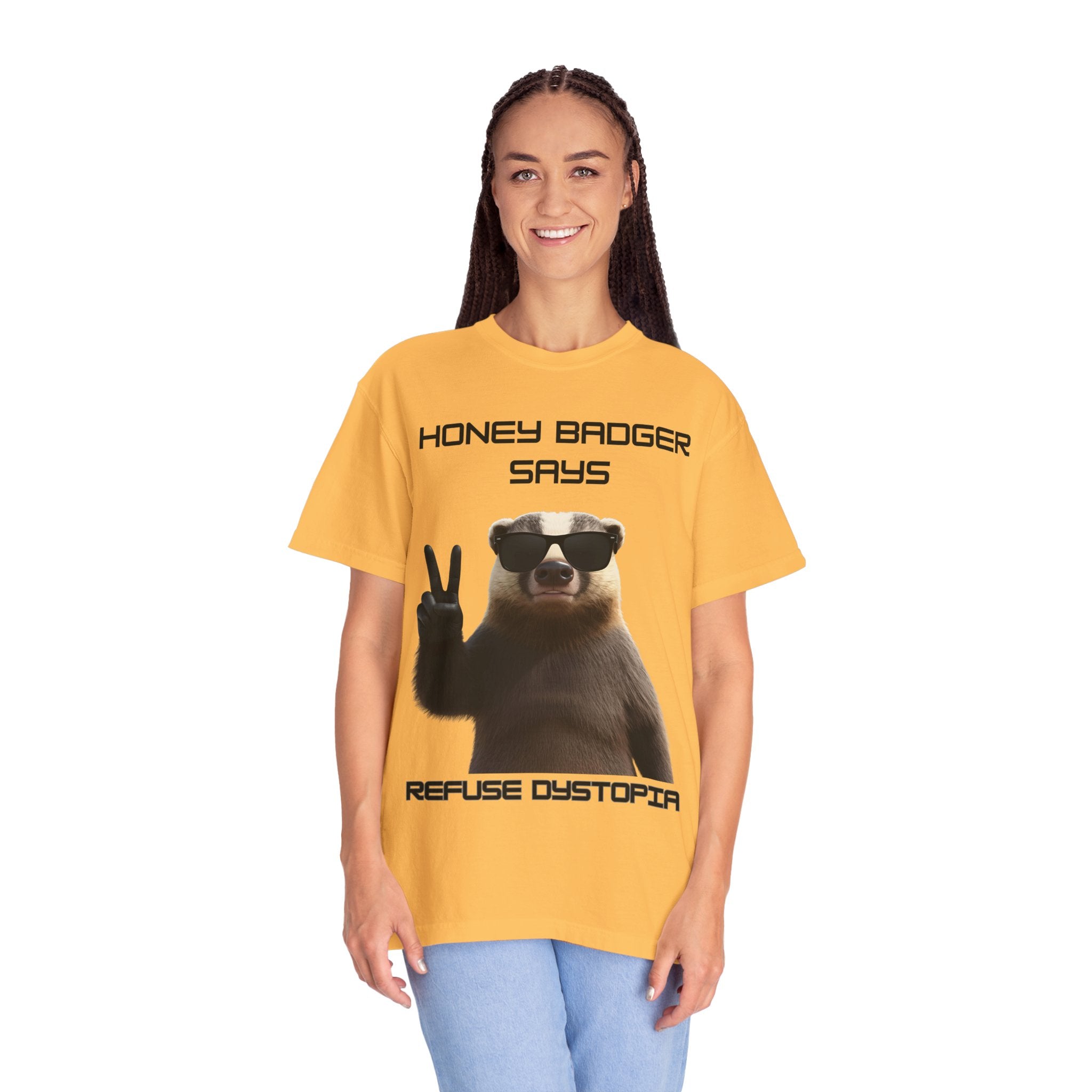 Honey Badger Refuse Dystopia T-Shirt