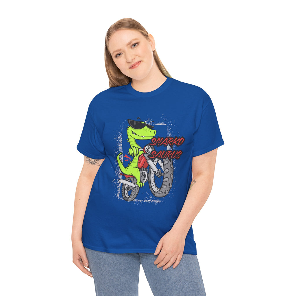 Snarkosaurus Cool Graphic Tee for Dinosaur Lovers | Unisex Heavy Cotton Tee