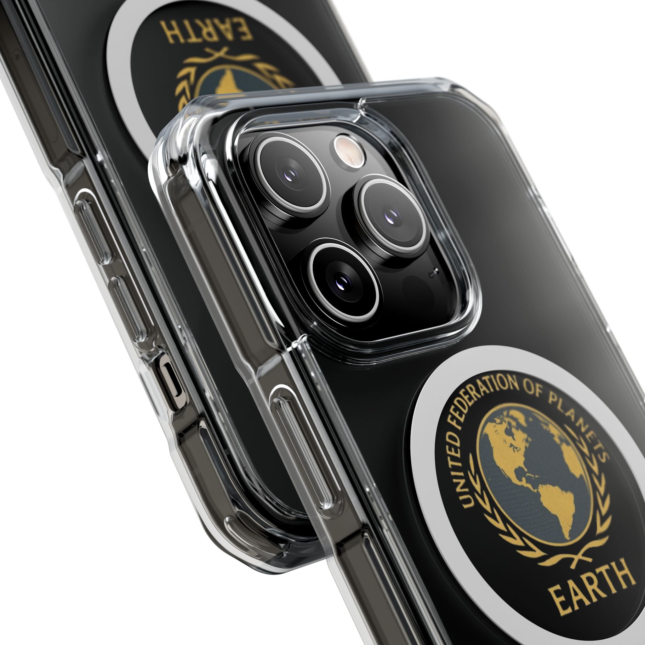 United Federation of Planets Earth Logo Magnetic Clear Case | Phone Case