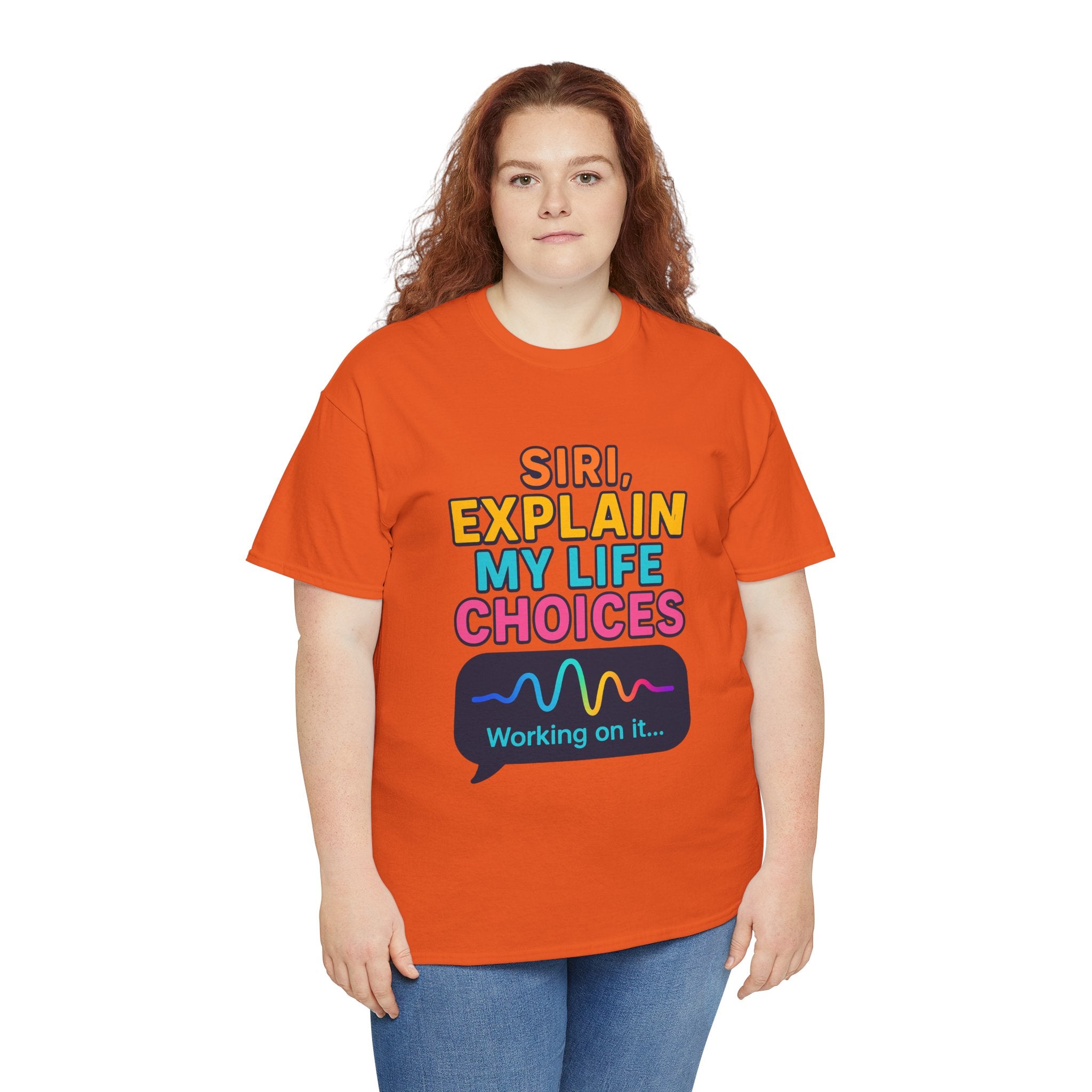 Siri Explain My Life Choices T-Shirt | Funny Tech Quote Tee