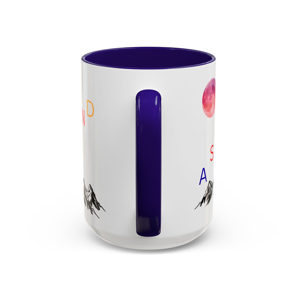 Ascend the Mountain Moon Ceramic Mug