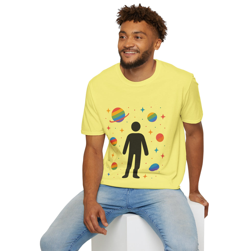 Cosmic Vibe Unisex T-Shirt - Space, Pride, Galaxy,
