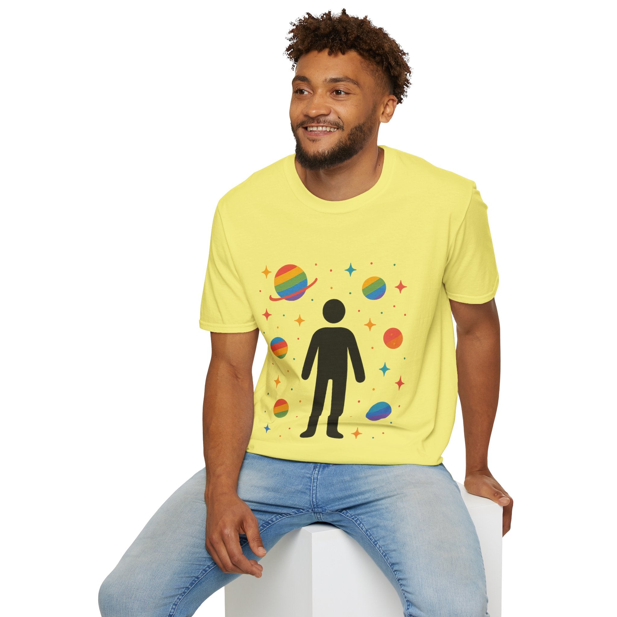 Cosmic Vibe Unisex T-Shirt - Space, Pride, Galaxy,