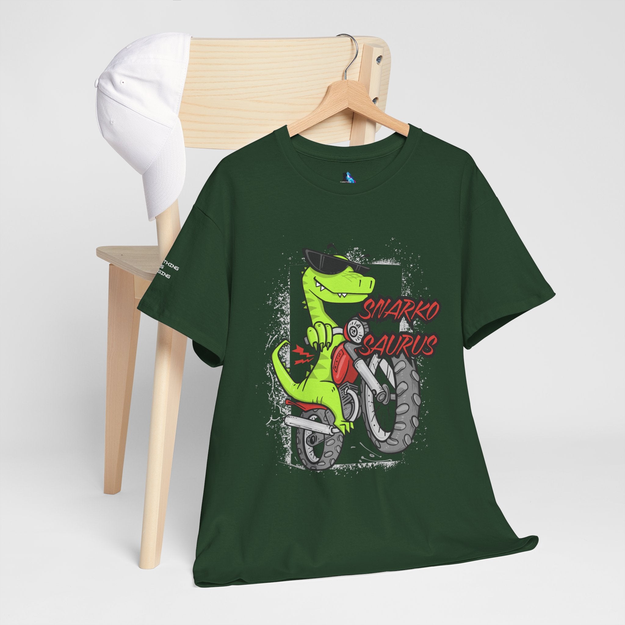 Snarkosaurus Cool Graphic Tee for Dinosaur Lovers | Unisex Heavy Cotton Tee