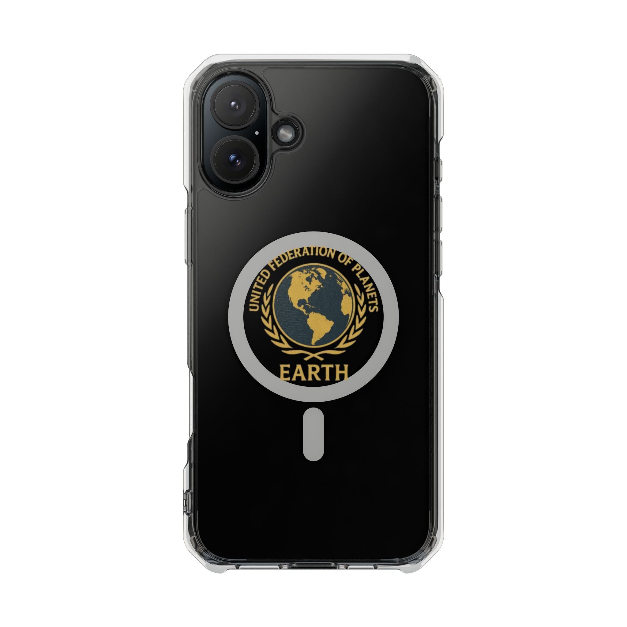 United Federation of Planets Earth Logo Magnetic Clear Case | Phone Case
