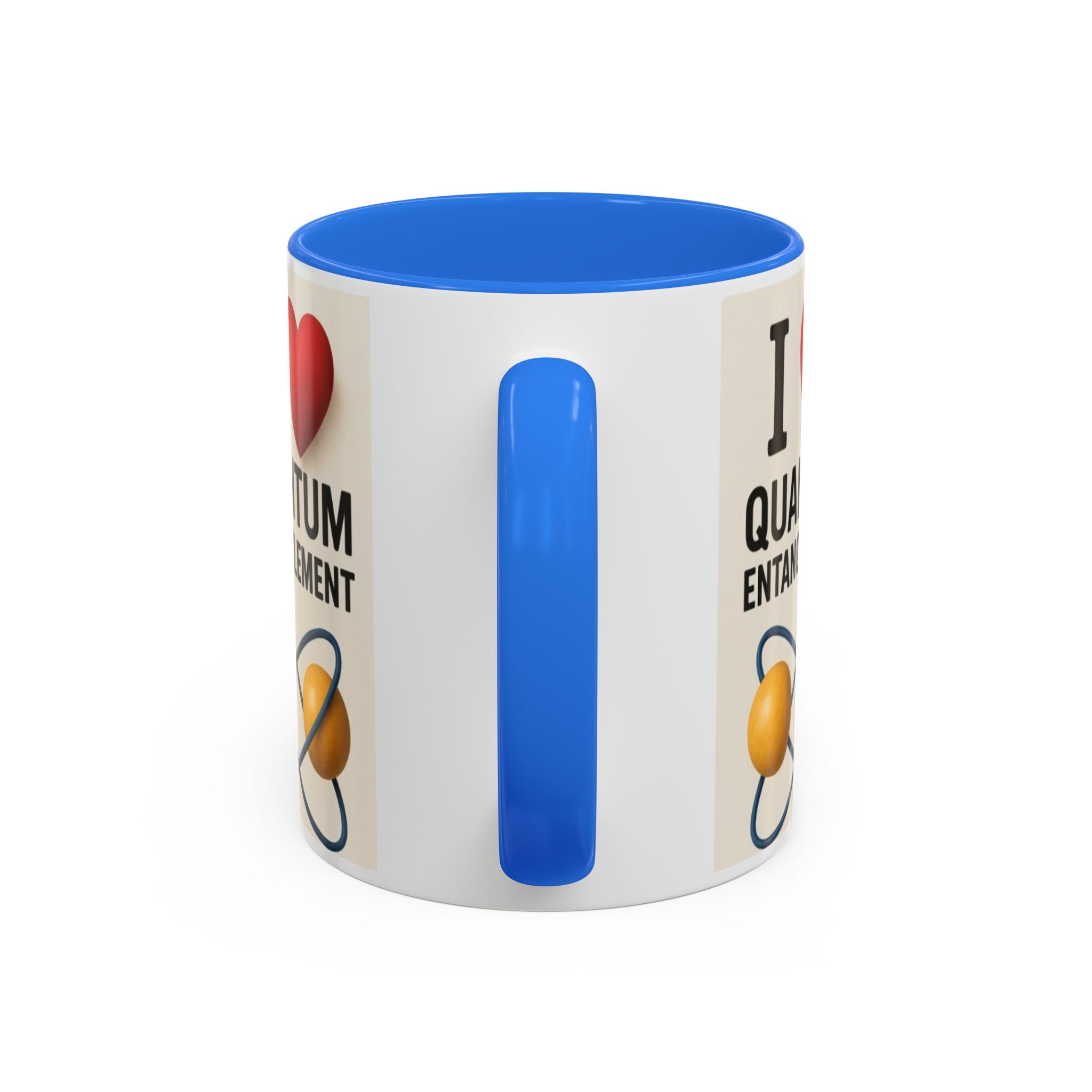 I Love Quantum Entanglement Mug – Science Nerd Coffee Mug