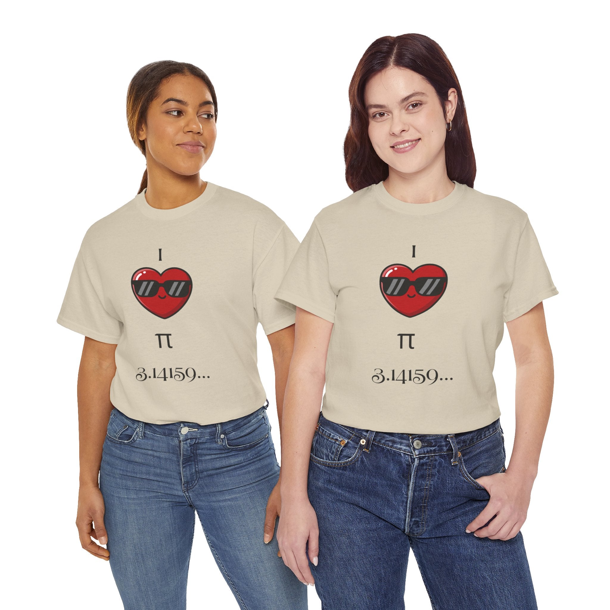 Pi Love T-Shirt — I  π 3.14159... Math lover shirt
