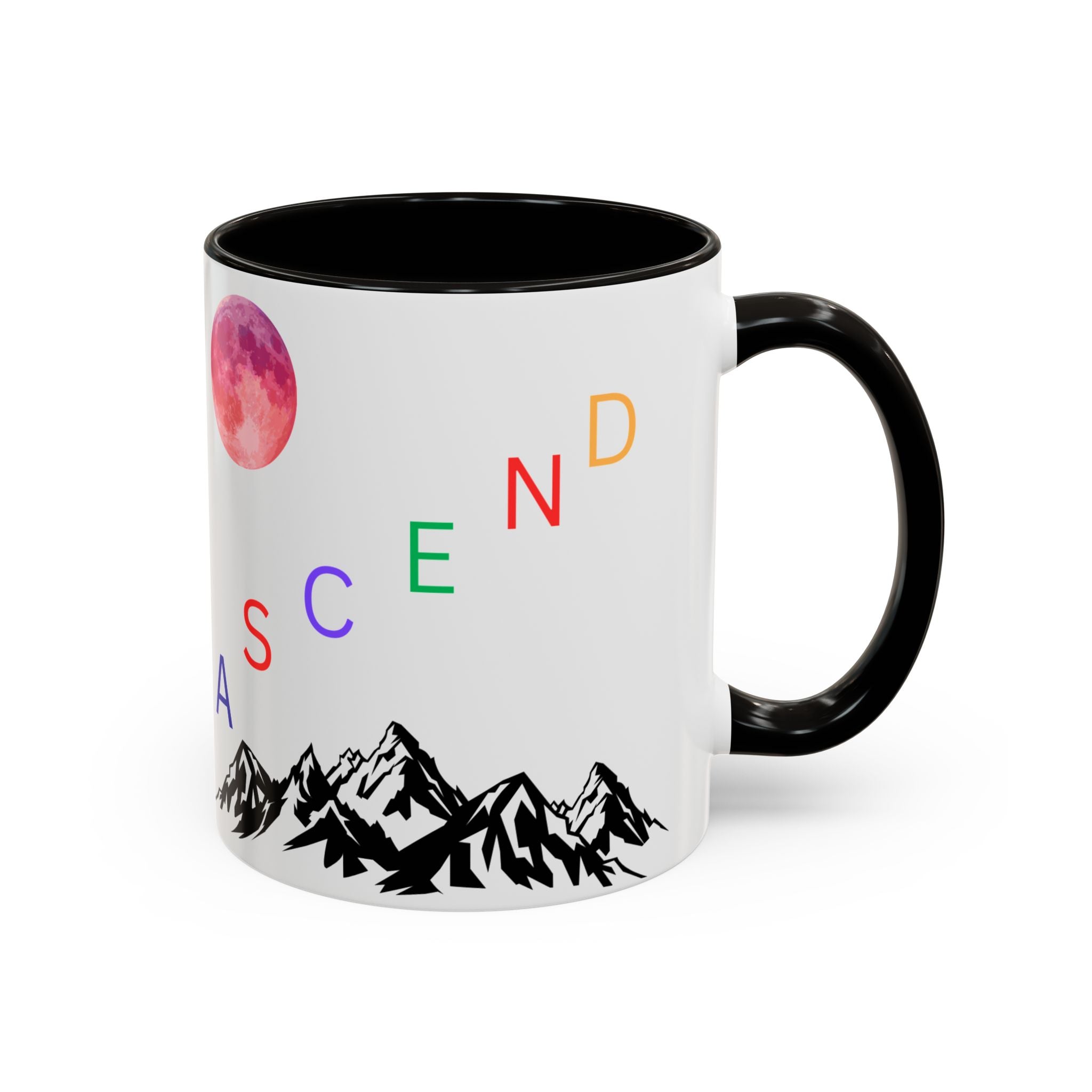 Ascend the Mountain Moon Ceramic Mug