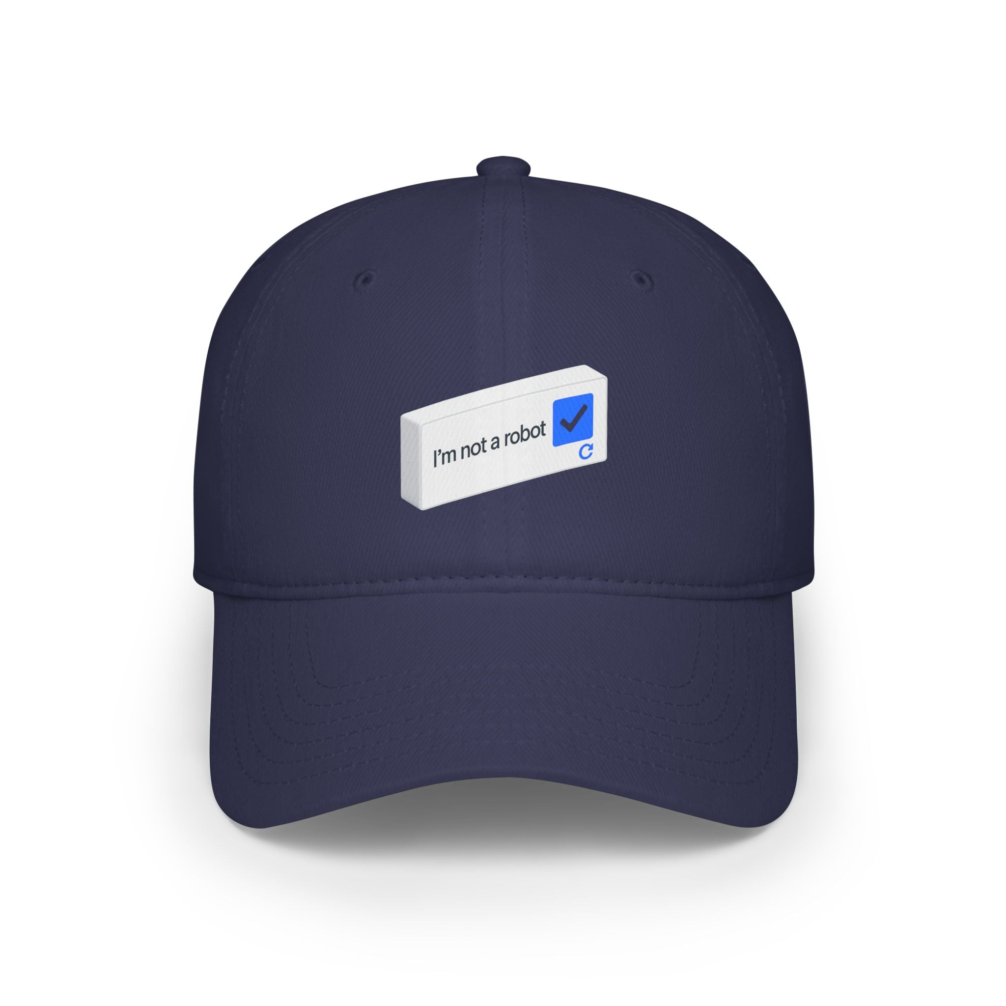 I'm Not a Robot checkbox cap | Low Profile Baseball Cap