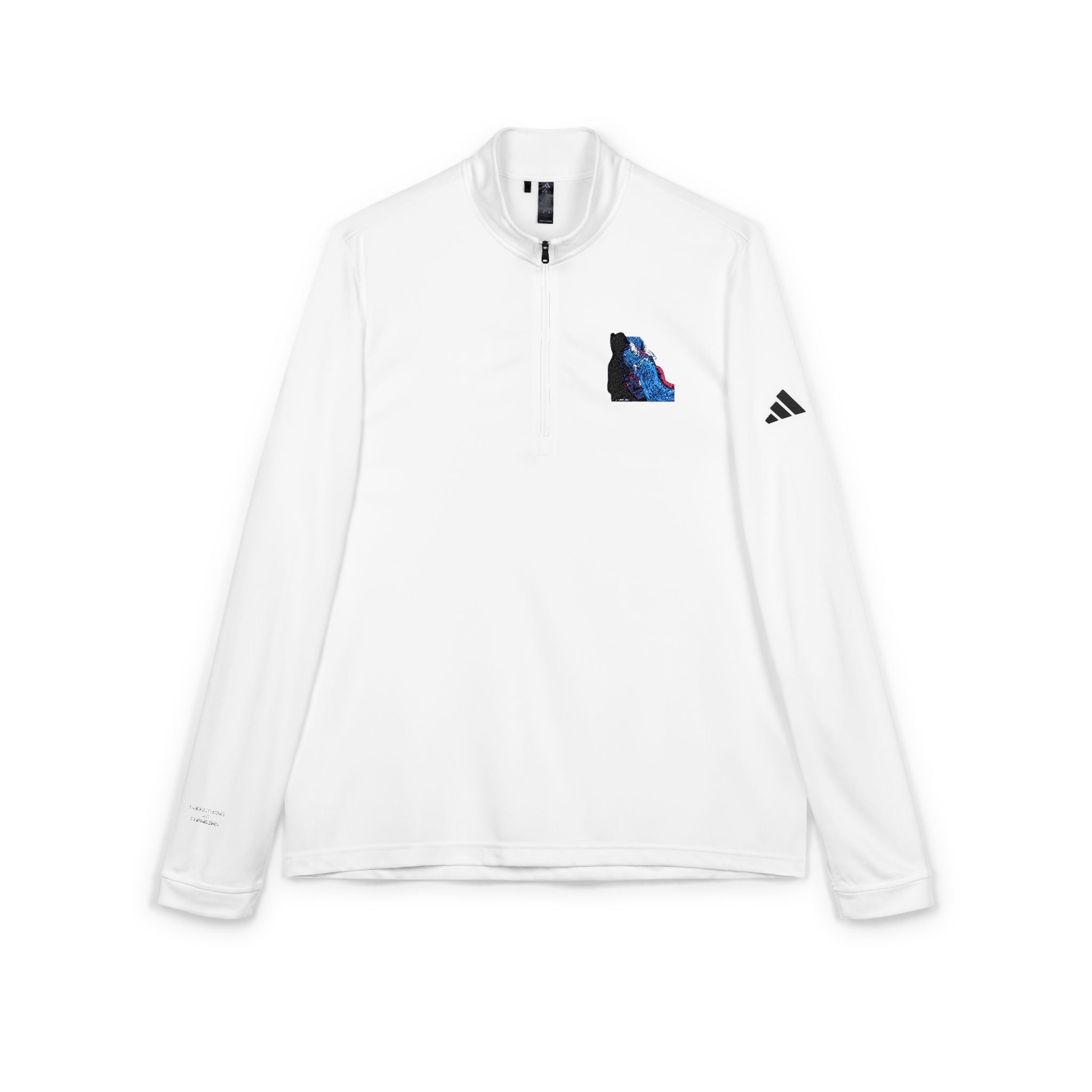 Adidas® Quarter-Zip Pullover with  UPF 50+ sun protection
