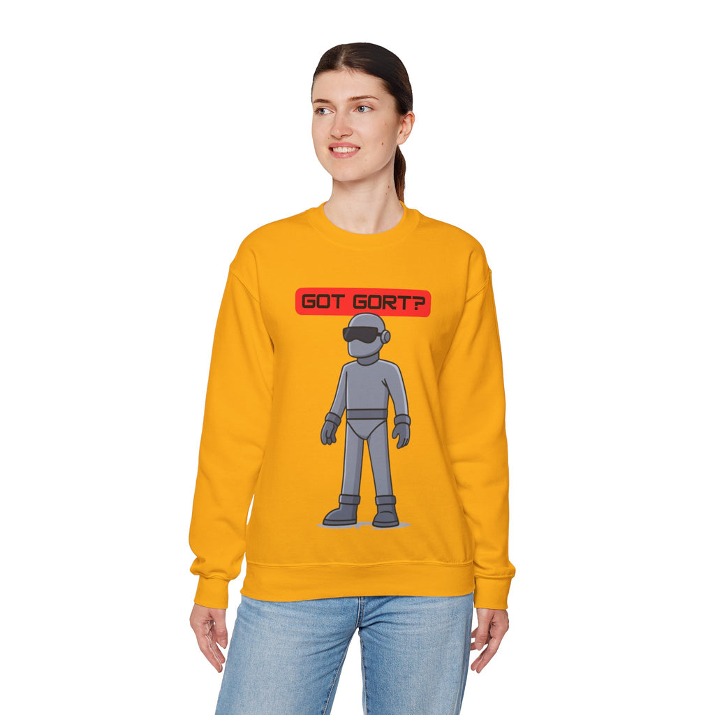 Got Gort? Unisex Crewneck Sweatshirt - Cool Casual Wear, Fun Graphic Hoodie, Perfect Gift for Friends, Everyday Comfort