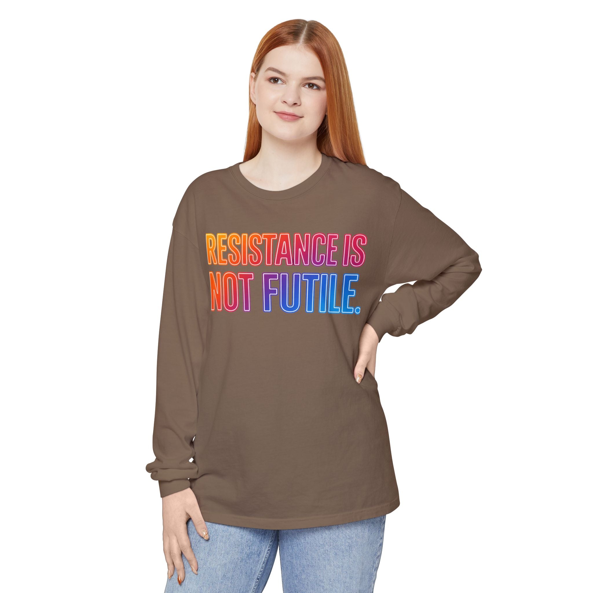 Resistance Is Not Futile Long Sleeve  Rally for Freedom Tee