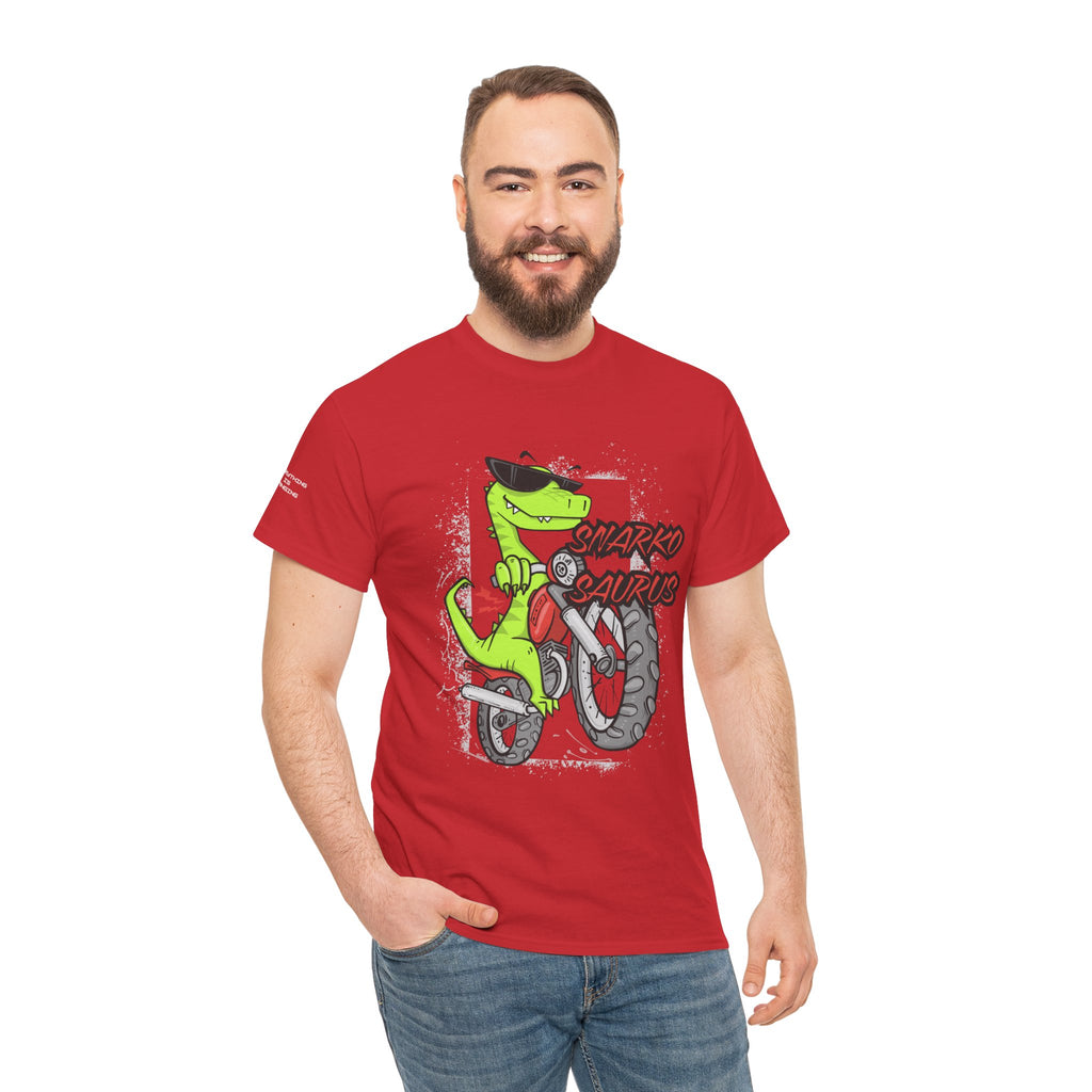 Snarkosaurus Cool Graphic Tee for Dinosaur Lovers | Unisex Heavy Cotton Tee