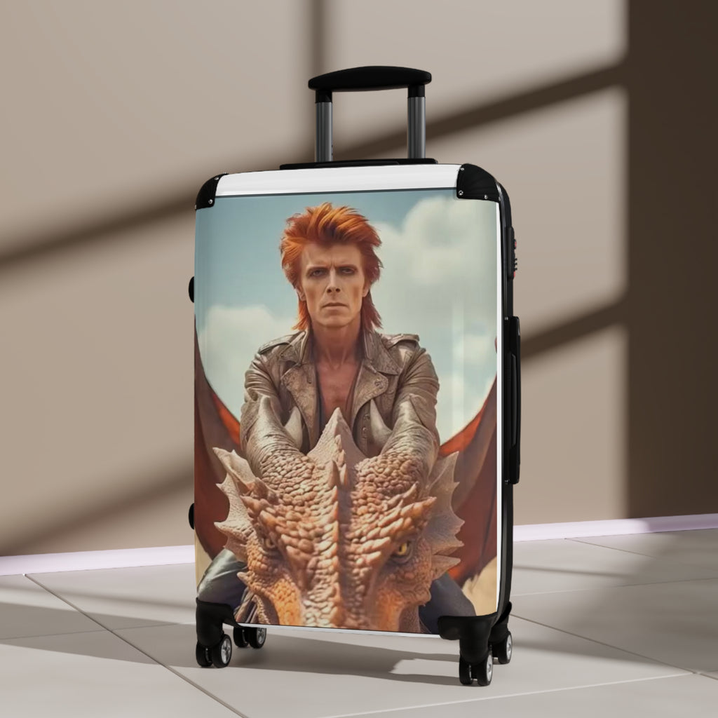 Fantasy-Themed Suitcase for Travelers, Unique Luggage for Adventure Lovers, Baggage for Cosplay, Dragon Travel Case, Carry-On for Creatives
