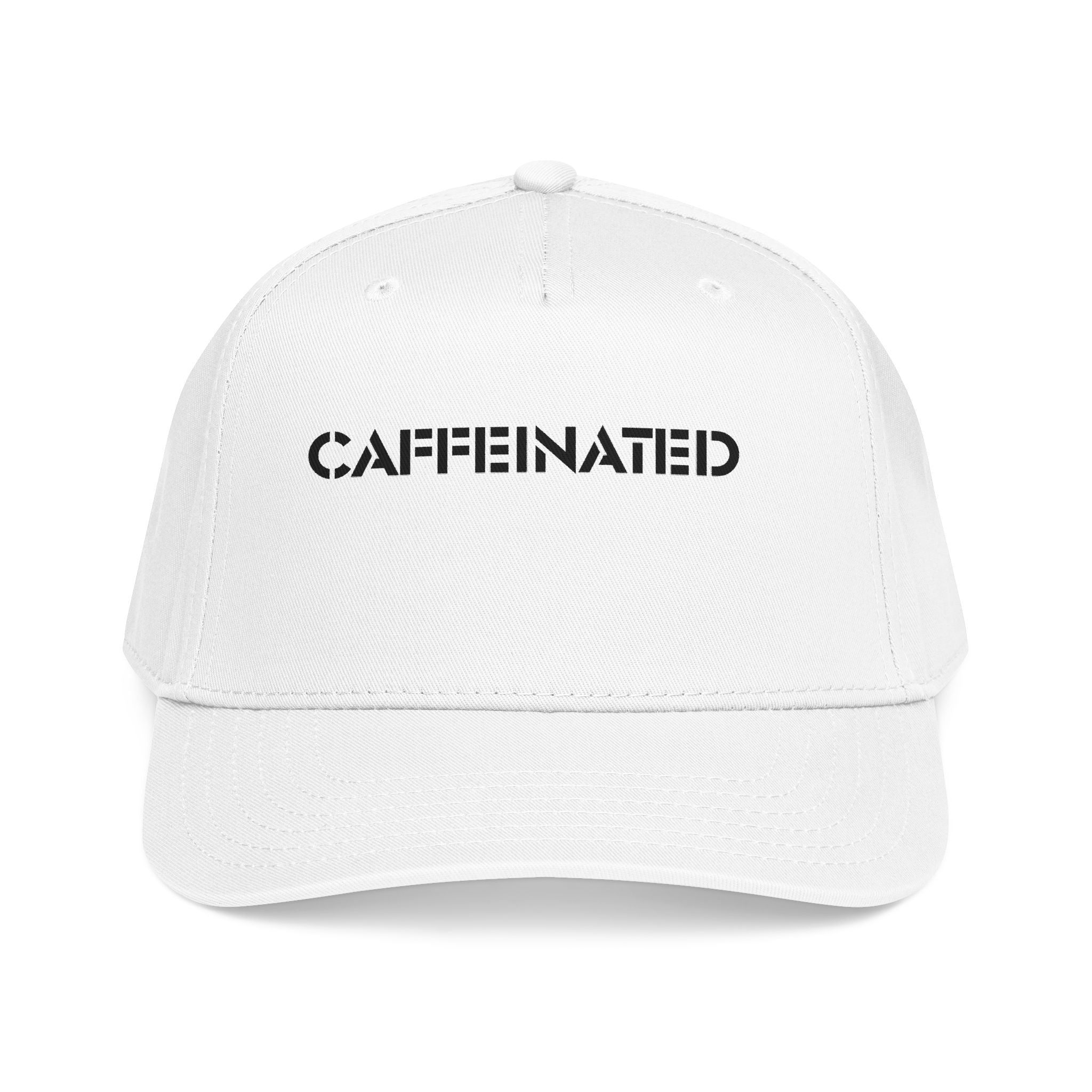 Caffeinated Mid Profile Baseball Cap |Coffee Lover Hat