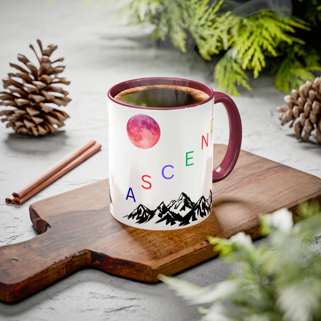 Ascend the Mountain Moon Ceramic Mug
