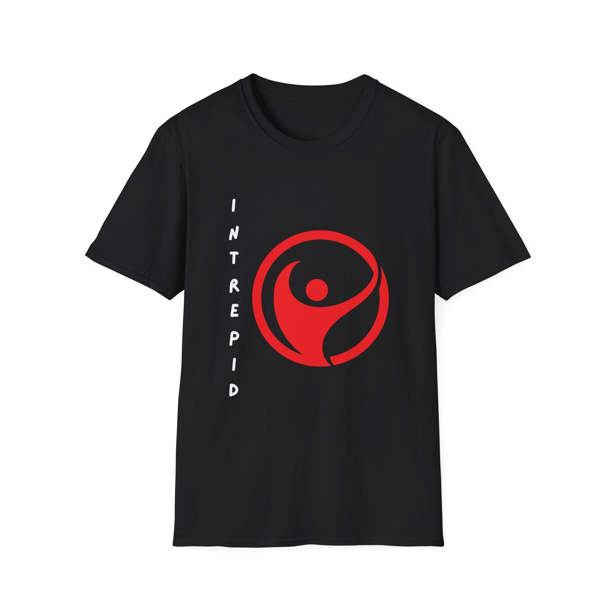 Intrepid Red Human Emblem T-Shirt | Empowerment Logo Tee
