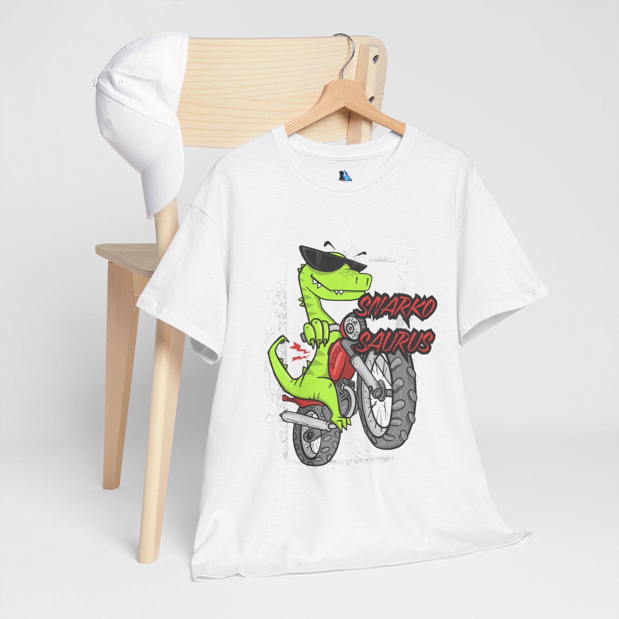 Snarkosaurus Cool Graphic Tee for Dinosaur Lovers | Unisex Heavy Cotton Tee