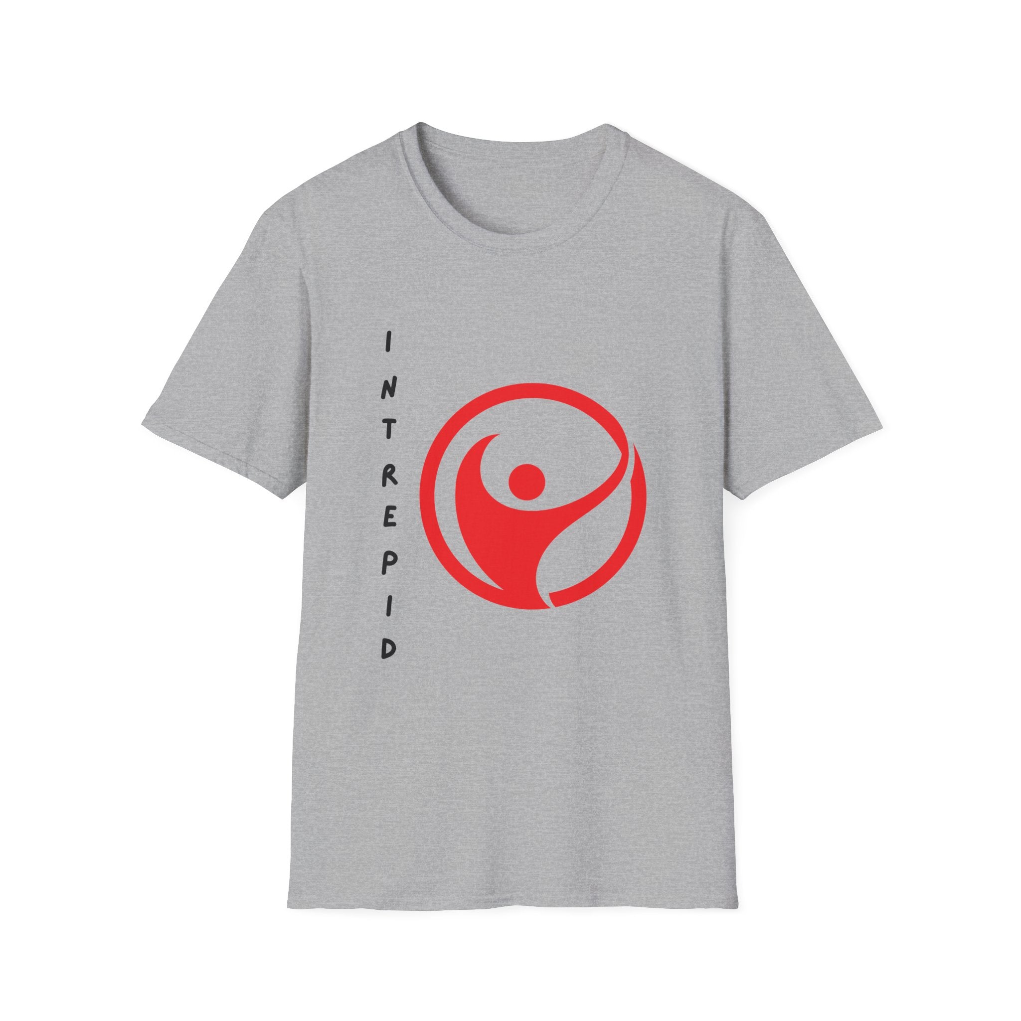 Intrepid Red Human Emblem T-Shirt | Empowerment Logo Tee