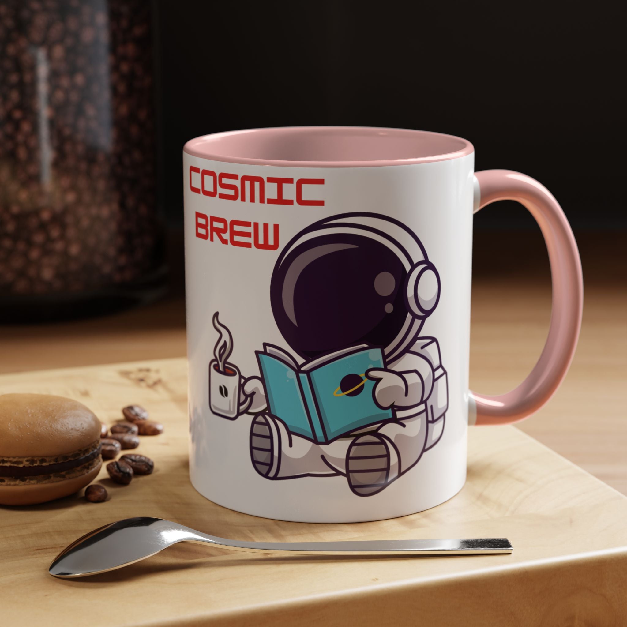 Cosmic Brew Astronaut Coffee Mug | Accent Ceramic Mug