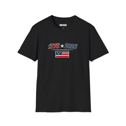 1776–2026 American Flag Anniversary T-Shirt — Patriotic Independence Day Tee - Mutantur Labs LLC