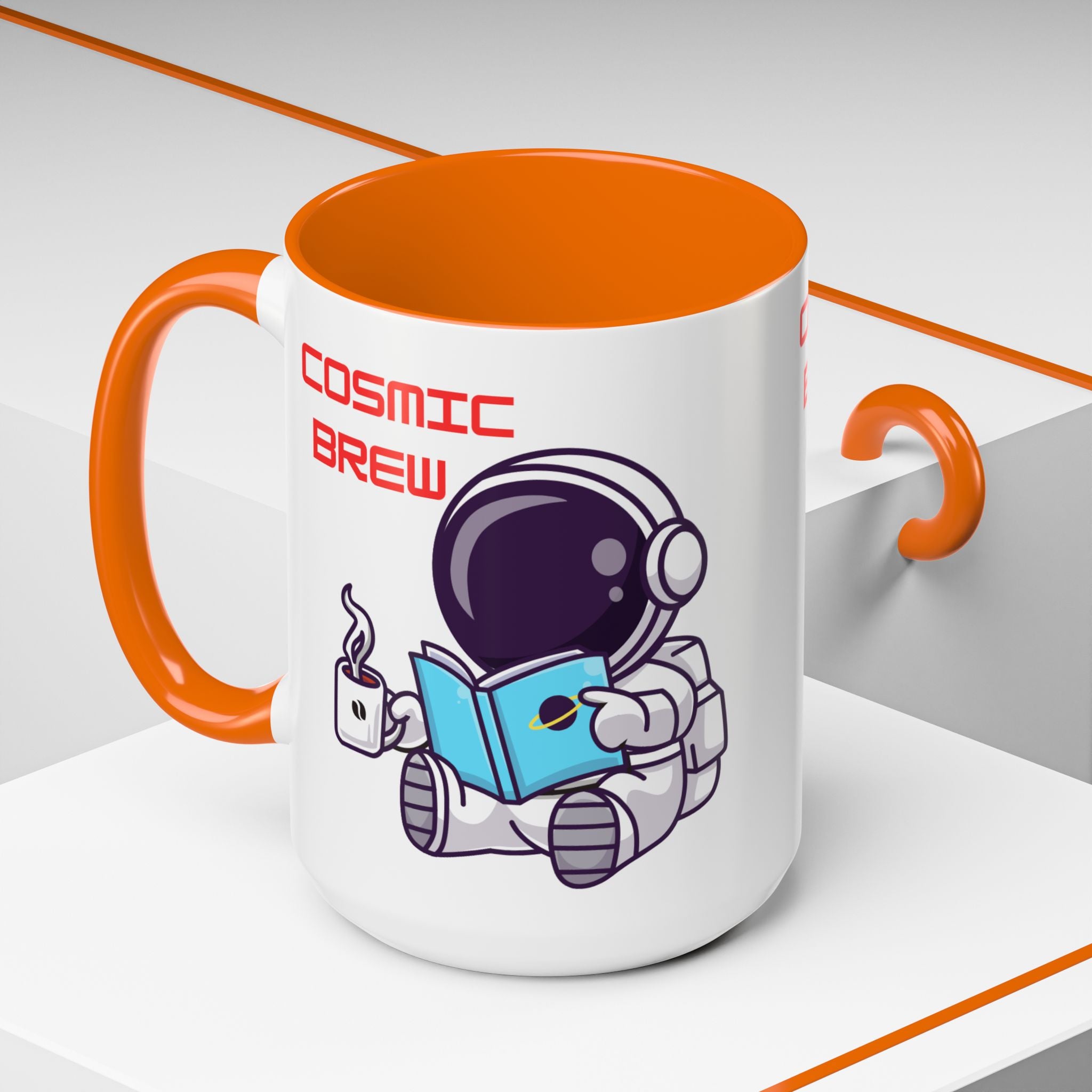 Cosmic Brew Astronaut Coffee Mug | Accent Ceramic Mug