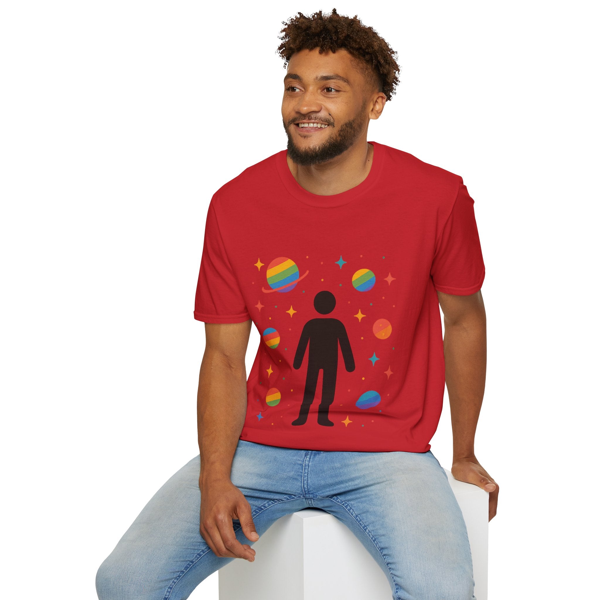 Cosmic Vibe Unisex T-Shirt - Space, Pride, Galaxy,
