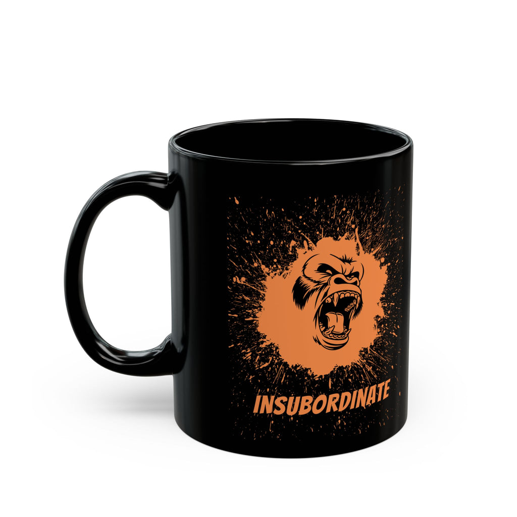 Insubordinate Black Mug,