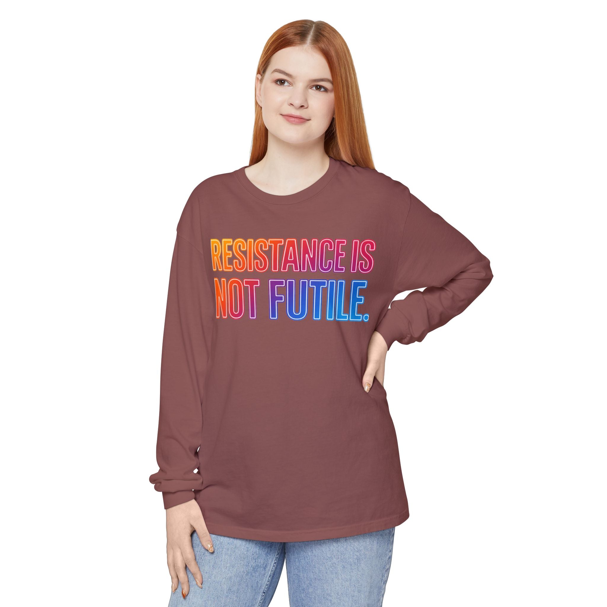 Resistance Is Not Futile Long Sleeve  Rally for Freedom Tee