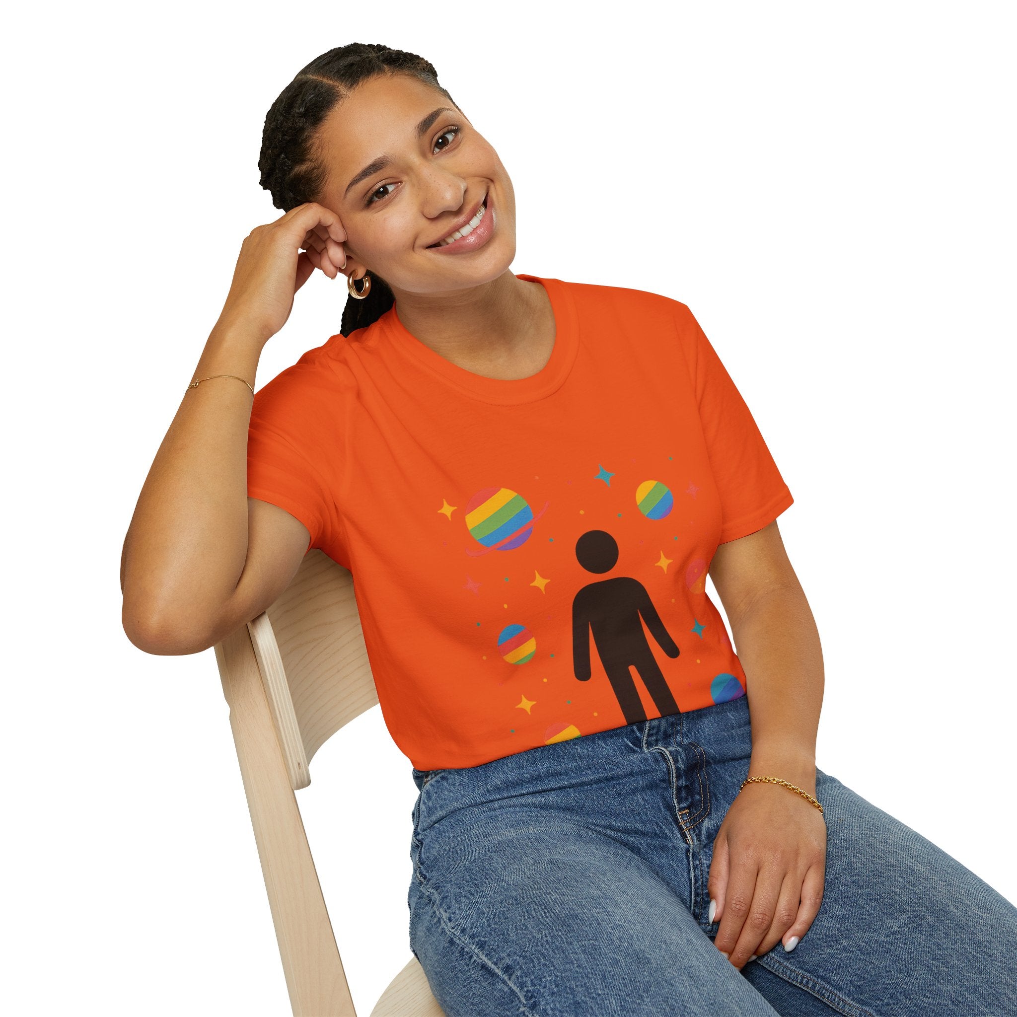 Cosmic Vibe Unisex T-Shirt - Space, Pride, Galaxy,